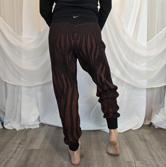 Nike Yoga ADV Knit Jogger Therma Pants High Rise Wool Blend Pockets size Small - Picture 2 of 16